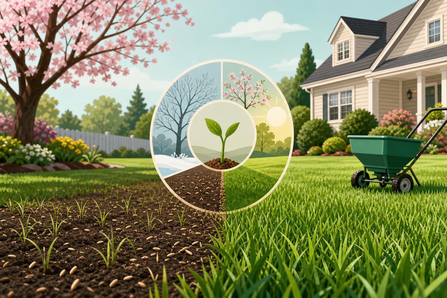 Best Time to Seed Lawn in Spring: What Homeowners Should Know featured image